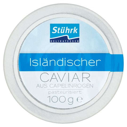 Stührk Delikatessen Islandský kaviár čierny 100 g
