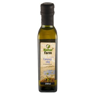 Natur Farm Ľanový olej za studena lisovaný 250 ml