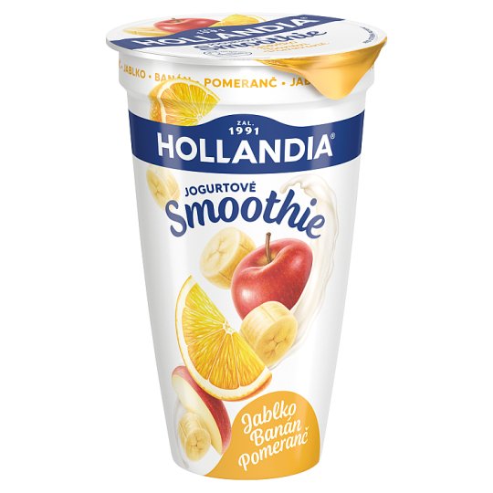 Hollandia Balance jogurtové smoothie jablko-pomaranč-banán 230 g