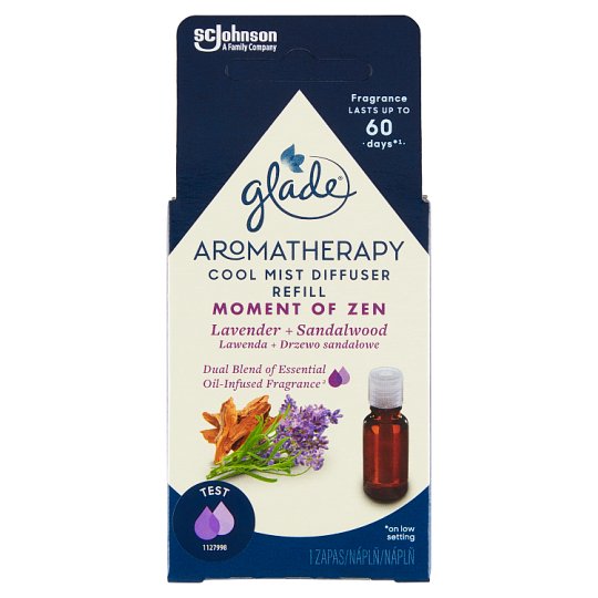 Glade Aromatherapy Cool Mist Diffuser Refill Moment of Zen 17.4 ml