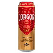 Corgoň 12% pivo svetlý ležiak 550 ml