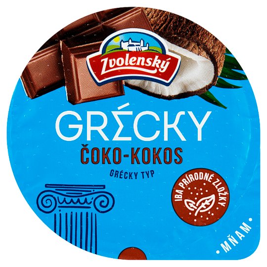 Zvolenský Jogurt grécky typ čoko-kokos 125 g