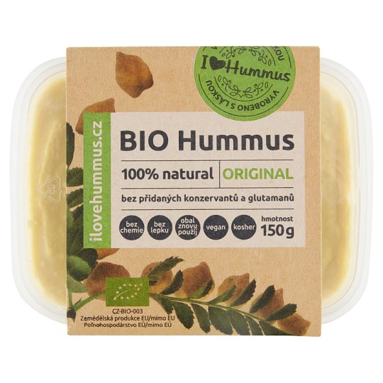 I Love Hummus Organic Hummus Original 150 g