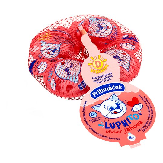 Pribináček Lupnito jahoda 4 x 20 g