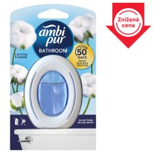 Ambi Pur Bathroom Cotton Fresh, Nepretržitý Osviežovač Vzduchu, Odstránenie A Prevencia Zápachu 1 ks