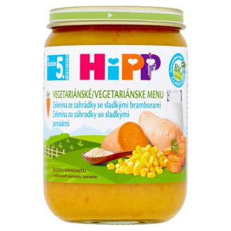 HiPP Bio zelenina zo záhradky so sladkými zemiakmi 190 g