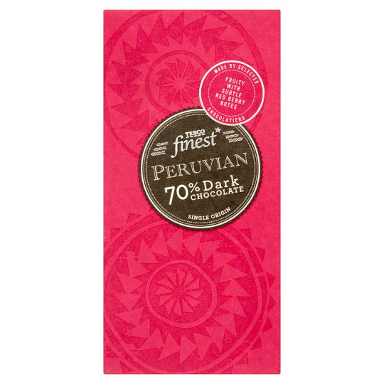 Tesco Finest Peruvian 70% horká čokoláda 100 g