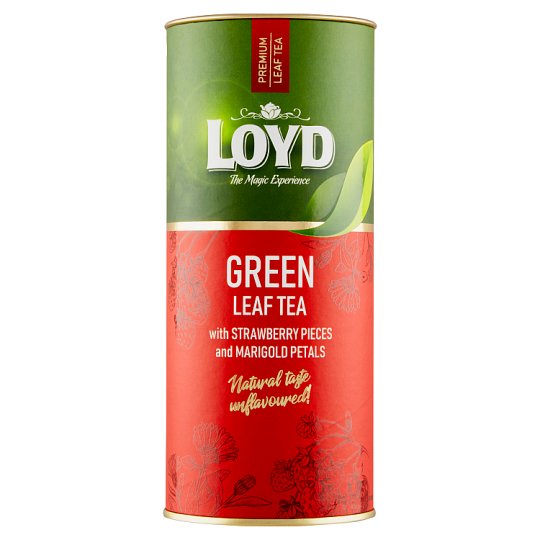 Loyd Green Leaf Tea with Strawberry Pieces and Marigold Petals 80 g