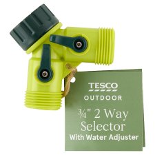 Tesco Outdoor 2 Way Selector with Water Adjuster 3/4"