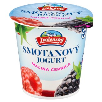 Zvolenský Smotanový jogurt malinovo černicový 145 g