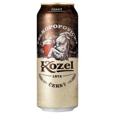 Velkopopovický Kozel Black Beer Drinking Dark 500 ml