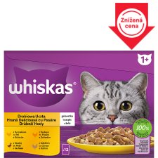 Whiskas 1+ Poultry Feasts in Jelly 12 x 85 g (1.02 kg)