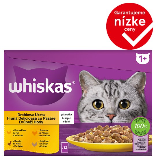 Whiskas 1 Poultry Feasts In Jelly 12 X 85 G 1 02 Kg Tesco Groceries whiskas-1-poultry-feasts-in-jelly-12-x-85-g-1-02-kg-tesco-groceries