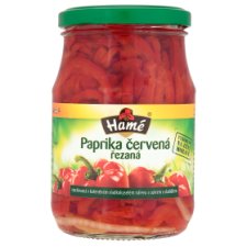 Hamé Red Pepper Cut in spicy Sweet Sour with Sugar and Sweeteners 340 g