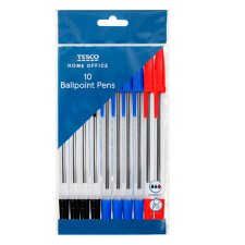 Tesco Ballpoint Pens 10 pcs