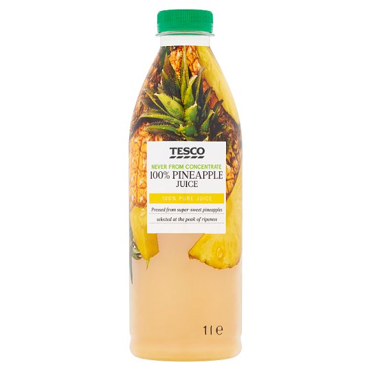Tesco 100 Pineapple Juice 1 L Tesco Groceries