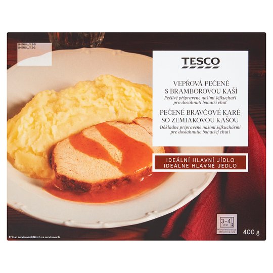 Tesco Roasted Pork Loin with Mashed Potatoes 400 g