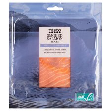 Tesco Plátky lososa atlantického údené studeným dymom 100 g