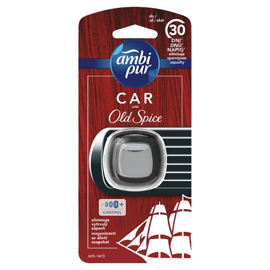 Febreze Air Freshener Car Starter Kit Old Spice 1 Unit Tesco Groceries