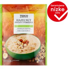 Tesco Hazelnut Instant Porridge 65 g