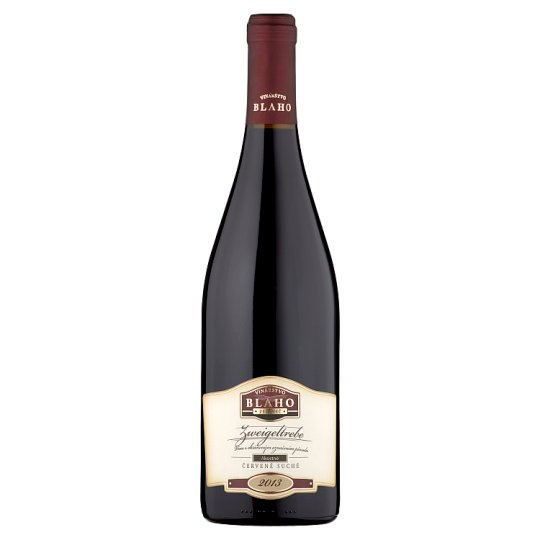 Vinárstvo Blaho Zweigeltrebe akostné červené suché víno 0,75 l