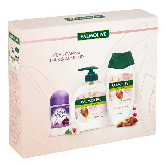 Palmolive Feel Caring Milk & Almond darčeková sada
