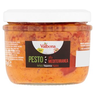 Valbona Pesto mediterranea - omáčka s paprikou a syrom ricotta 125 g