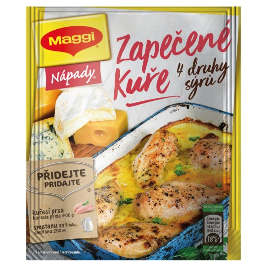 MAGGI Nápady Stuffed Chicken with Four Types of Cheese 32 g