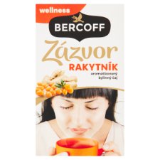 Bercoff Wellness Ginger & Sea Buckthorn Flavoured Herbal Tea 20 x 2 g