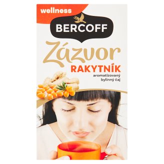 Bercoff Klember Wellness Zázvor & rakytník aromatizovaný bylinný čaj 20 x 2 g
