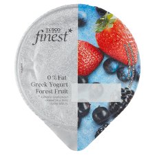 Tesco Finest 0% Fat Greek Yogurt Forest Fruit 150 g