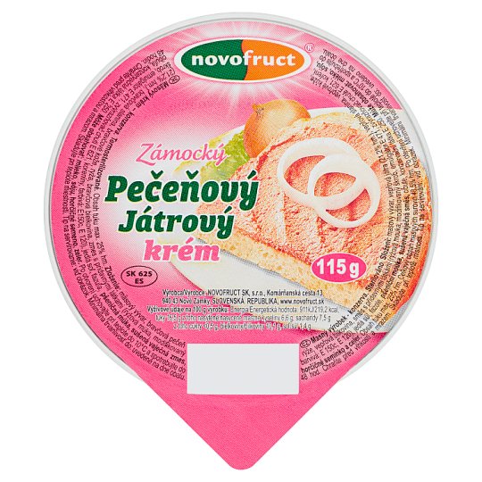 Novofruct Zámocký pečeňový krém 115 g