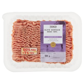 Tesco Mletý mäsový prípravok z morčacieho mäsa chladený 500 g