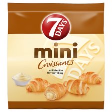 7 Days Mini Croissants Millefeuille Flavour Filling 185 g