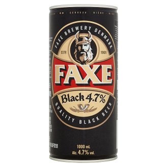 Faxe Black 4,7 % tmavé pivo 1 l