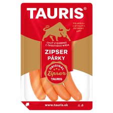 Tauris Zipser párky originál 0,165 kg