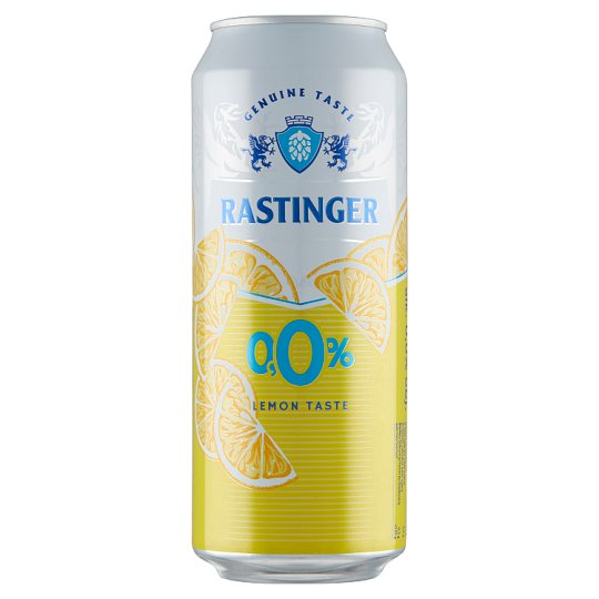 Rastinger 0,0% Lemon Taste nealkoholické pivo svetlé 500 ml