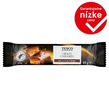 Tesco Tyčinka s nugátom a karamelom v mliečnej čokoláde 45 g