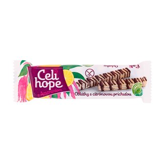 Celi Hope Oblátky s citrónovou príchuťou s amarantom 25 g