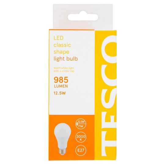 Tesco Žiarovka LED 12,5W (71W) E27 teplé biele svetlo