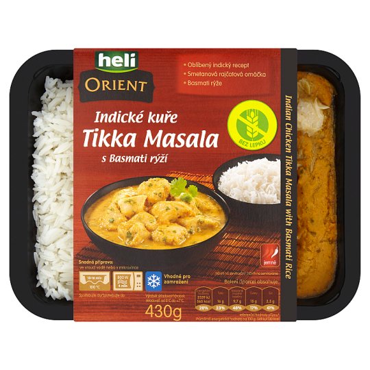 Heli Orient Indické kurča Tikka Masala s Basmati ryžou 430 g