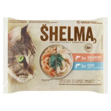 Shelma Steamed Filets without Grain with Salmon and Cod 4 x 85 g