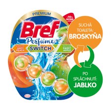 Bref Perfume Switch Juicy Peach & Sweet Apple Tough WC Block 50 g