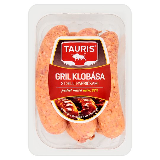 Tauris Gril klobása s chilli papričkami 600 g