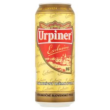 Urpiner Exlusive 16° Exclusive Pale Lager 500 ml