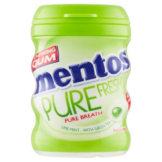 Mentos Pure Fresh Sugarfree Lime Mint Chewing Gum with Green Tea 60 g ...