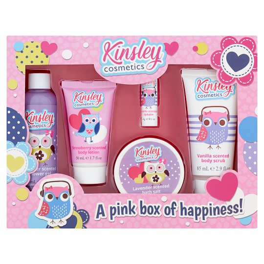 Kinsley Cosmetics Pink Box kúpeľová sada