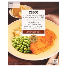 Tesco Fried Chicken Cutlet with Mashed Potatoes 400 g