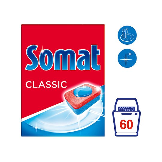 Somat Classic Tablets for Automatic Dishwashing 60 Tabs Tesco Groceries