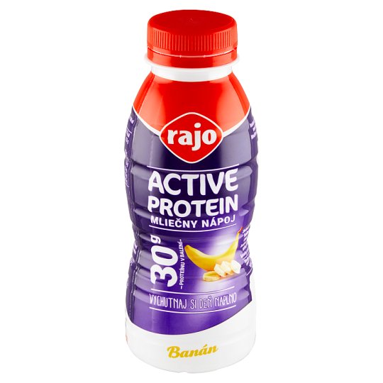 Rajo Active Protein Milk Drink Banana 330 ml